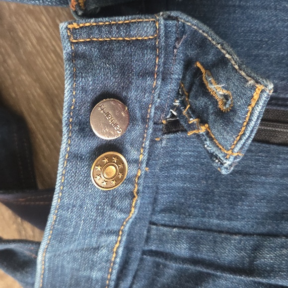 Upcycled 1 Of 1 Carhartt Denim Pinafore Skirt Overalls Handmade Repurposed XS/S - Picture 9 of 11